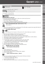 Предварительный просмотр 31 страницы GARANT 914520 User Manual