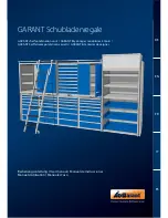 GARANT Shelf combination units User Manual preview