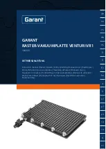 GARANT Venturi VR1 Instruction Manual предпросмотр