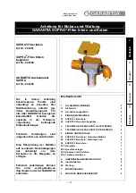 Preview for 1 page of Garantia SUPRA-Filter Intern Installation And Maintenance Instructions Manual