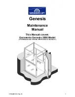 Preview for 20 page of Garaventa Lift Genesis 2006 Owner'S Manual