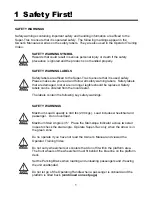 Предварительный просмотр 7 страницы Garaventa Super-Trac TRE-52 Owner'S Manual