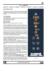 Preview for 43 page of Garbin 101GE VAP Operating Instructions Manual