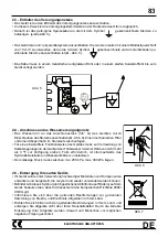 Preview for 87 page of Garbin 101GE VAP Operating Instructions Manual