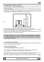 Preview for 109 page of Garbin 101GE VAP Operating Instructions Manual