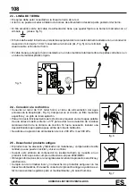 Preview for 112 page of Garbin 101GE VAP Operating Instructions Manual