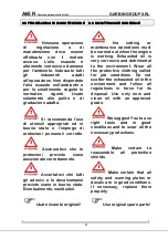 Preview for 37 page of Garbin A65 R Use & Maintenance Manual