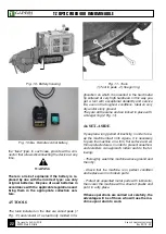 Предварительный просмотр 22 страницы Garbin TZ OPTIC FIBER 400 Use And Maintenance Manual