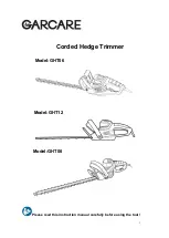 GARCARE GHT06 Instruction Manual preview