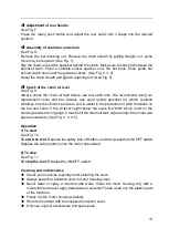 Preview for 13 page of GARCARE GPCS06 Instruction Manual