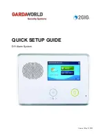 GardaWorld 2GIG-CP21-345E Quick Setup Manual предпросмотр