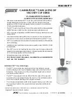 Предварительный просмотр 2 страницы Gardco EZ ZAHN Dip Viscosity Cup Series Instruction Manual