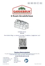 Предварительный просмотр 1 страницы Gardebruk 991468 Assembly Instructions Manual