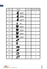 Предварительный просмотр 24 страницы Gardebruk Deuba 990739 Instructions Manual