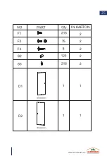 Предварительный просмотр 25 страницы Gardebruk Deuba 990739 Instructions Manual