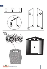 Предварительный просмотр 44 страницы Gardebruk Deuba 990739 Instructions Manual