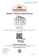 Предварительный просмотр 1 страницы Gardebruk Deuba 991462 Instructions Manual