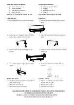 Preview for 2 page of GARDEN friend T1372700/B Assembly Manual And Use And Care