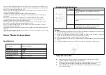 Preview for 2 page of Garden Furniture Centre LDHR018-200EKY-M Safety Instructions And Operation Manual