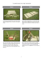 Preview for 2 page of Garden Furniture Direct LANGDALE PICNIC BENCH Assembly Instructions