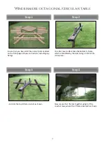 Preview for 2 page of Garden Furniture Direct WINDERMERE OCTAGONAL TABLE Assembly Instructions