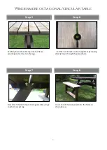 Preview for 3 page of Garden Furniture Direct WINDERMERE OCTAGONAL TABLE Assembly Instructions