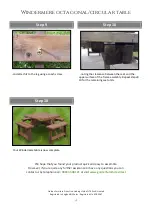 Preview for 4 page of Garden Furniture Direct WINDERMERE OCTAGONAL TABLE Assembly Instructions