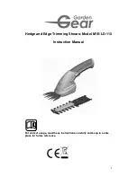 Предварительный просмотр 1 страницы Garden Gear M1E-LD-115 Instruction Manual