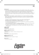 Preview for 12 page of Garden Lights 6269011 Manual