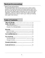 Preview for 2 page of Garden Oasis 02620583-1 Use & Care Manual