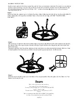 Предварительный просмотр 3 страницы Garden Oasis CORNELL 48? ROUND DINING TABLE Owner'S Manual