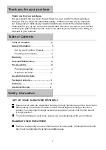 Preview for 2 page of Garden Oasis D71 M20354 Use And Care Manual