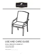 Garden Oasis D71 M25791 Use And Care Manual preview