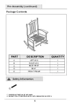 Предварительный просмотр 6 страницы Garden Oasis D71 M3292 Use And Care Manual