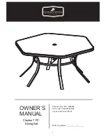 Preview for 1 page of Garden Oasis D71 M80206 Owner'S Manual