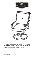 Garden Oasis EMERY D71 M20349 Use And Care Manual preview