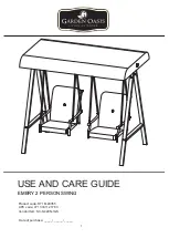 Garden Oasis EMERY D71 M20355 Use And Care Manual preview