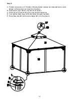 Preview for 12 page of Garden Oasis HIGHLAND 10X12 GAZEBO Owner'S Manual