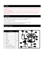 Предварительный просмотр 5 страницы Garden Oasis LP Gas Fire Table Owner'S Manual