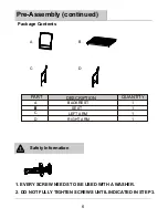 Preview for 6 page of Garden Oasis Nichols 06526058-0 Use & Care Manual