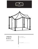 Garden Oasis PEAKED TOP GAZEBO Owner'S Manual preview