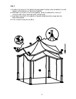 Preview for 8 page of Garden Oasis PEAKED TOP GAZEBO Owner'S Manual