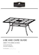 Предварительный просмотр 9 страницы Garden Oasis SC-K-429N-1S Use And Care Manual