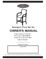 Garden Oasis SS-J-251-1NB/4 Owner'S Manual preview