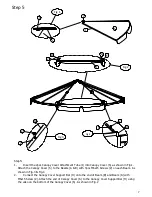 Предварительный просмотр 9 страницы Garden Oasis Steel Round Gazebo Owner'S Manual