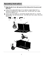 Preview for 7 page of Garden Oasis WICKER 08808305-0 Use & Care Manual