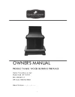 Garden Oasis WOOD BURNING FIREPLACE Owner'S Manual preview