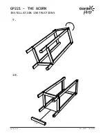 Предварительный просмотр 10 страницы Garden play GP221 Manual