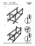 Предварительный просмотр 11 страницы Garden play GP221 Manual