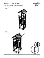 Предварительный просмотр 20 страницы Garden play GP221 Manual